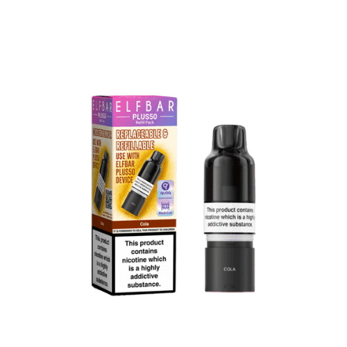 Buy Bulk Elfbar Plus50 Refill Pack 1PC - Box of 5 - Vape Wholesale Mcr