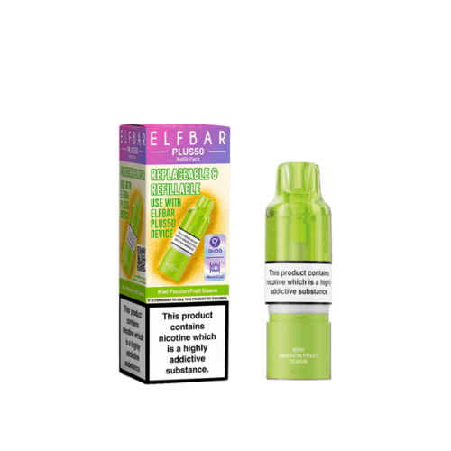 Buy Bulk Elfbar Plus50 Refill Pack 1PC - Box of 5 - Vape Wholesale Mcr