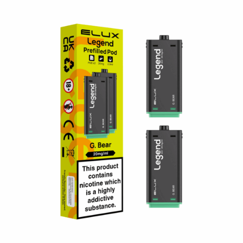 Buy Bulk Elux Legend 1500 Prefilled Pods - Box of 10 - Vape Wholesale Mcr