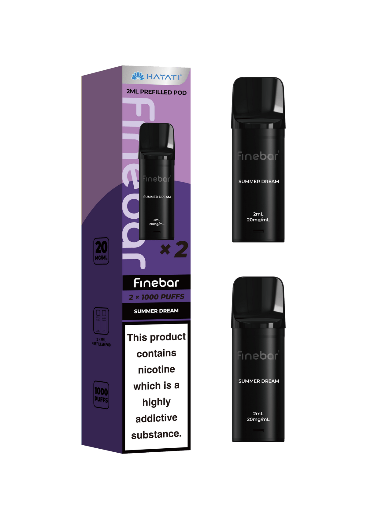 Buy Bulk Hayati Finebar Pods - pack of 5 - Vape Wholesale Mcr