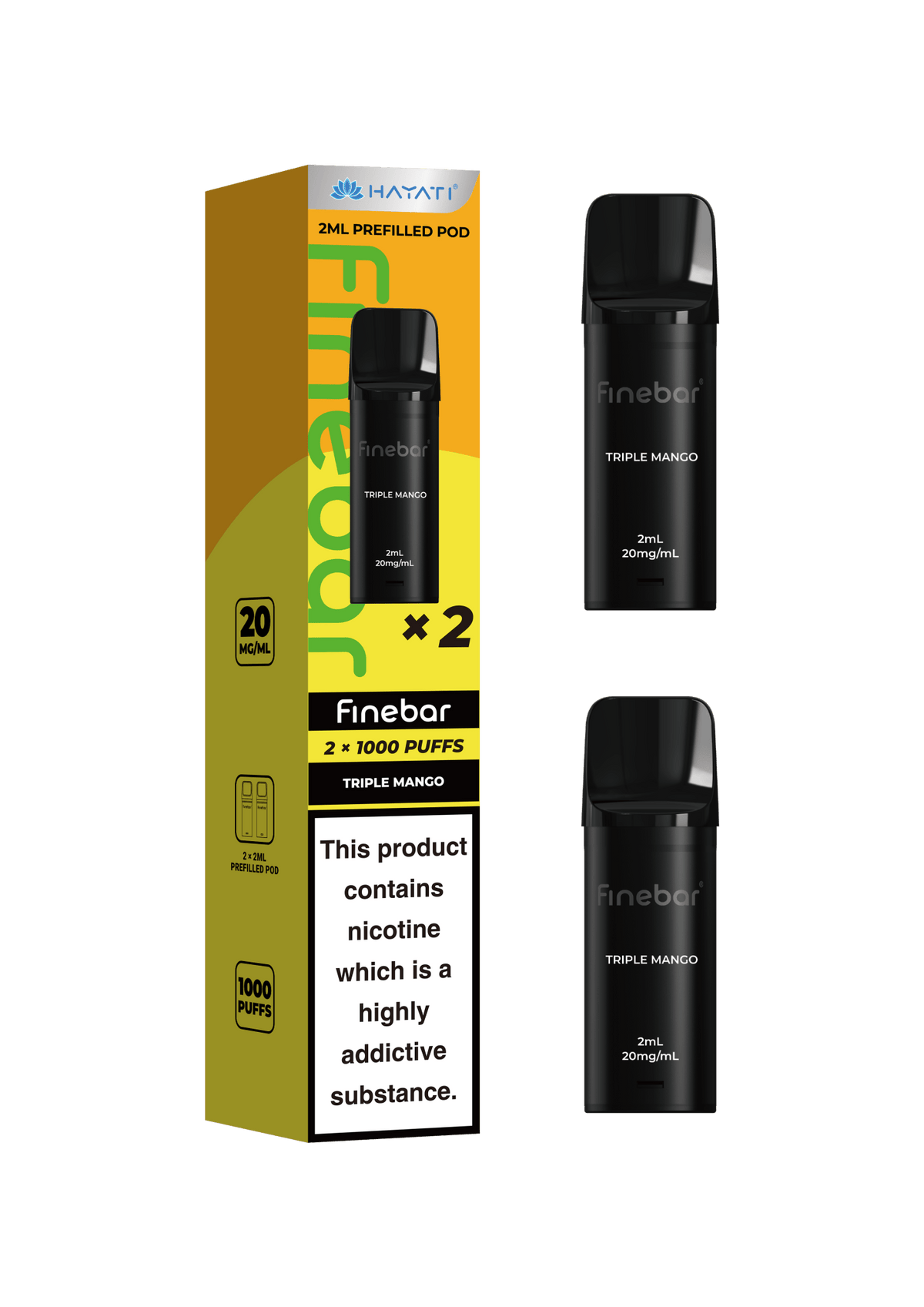 Buy Bulk Hayati Finebar Pods - pack of 5 - Vape Wholesale Mcr