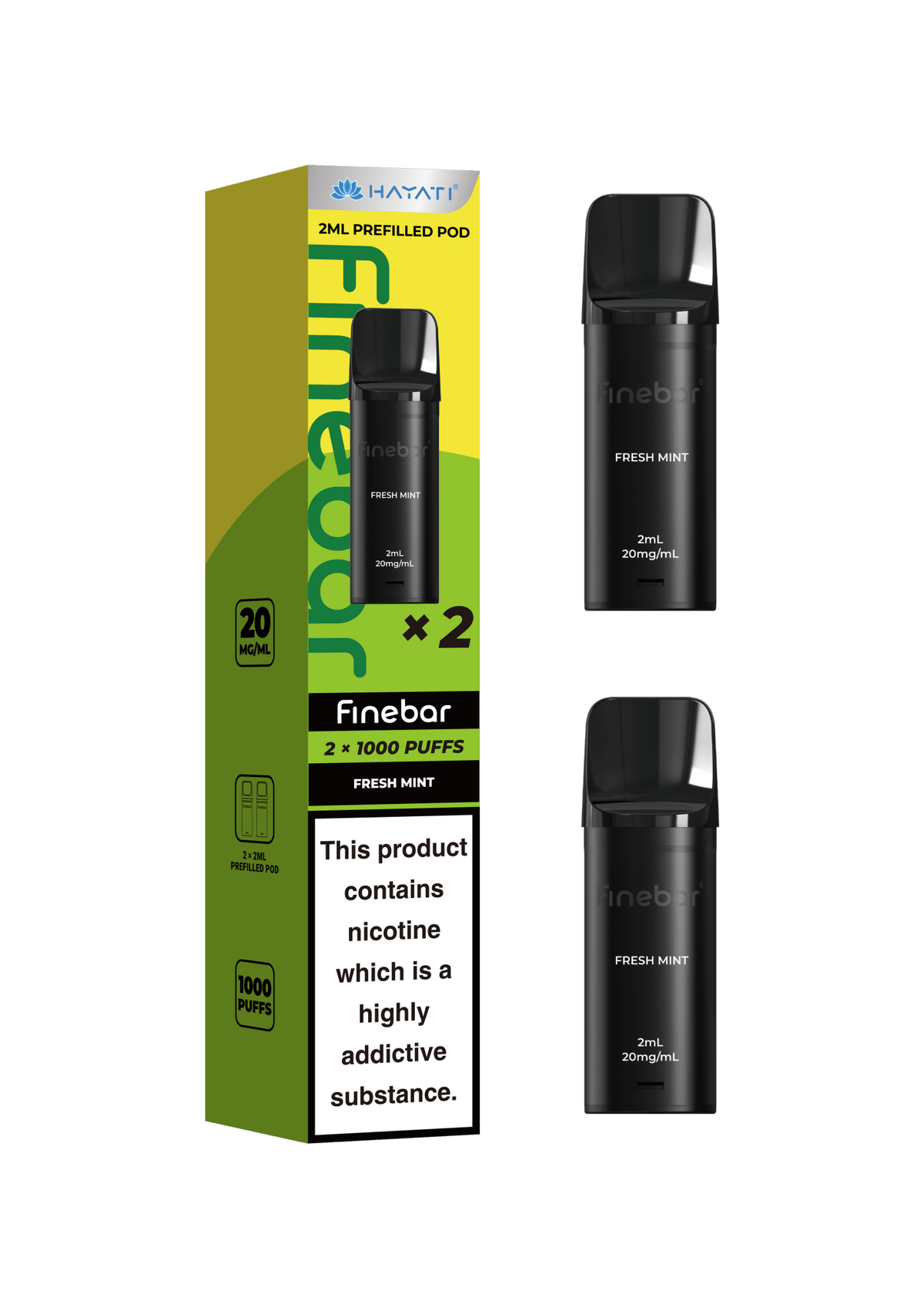 Buy Bulk Hayati Finebar Pods - pack of 5 - Vape Wholesale Mcr