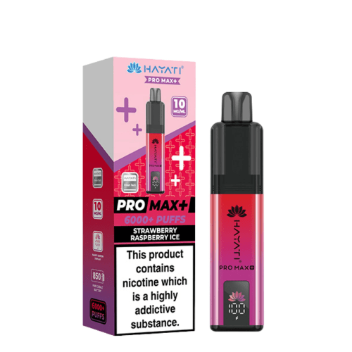 Buy Bulk Hayati Pro Max+ 6000 10mg Prefilled Pod Kit - Pack of 5 - Vape Wholesale Mcr