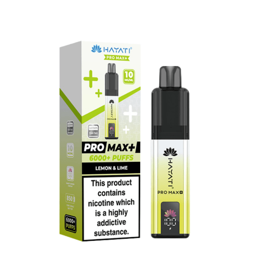 Buy Bulk Hayati Pro Max+ 6000 10mg Prefilled Pod Kit - Pack of 5 - Vape Wholesale Mcr