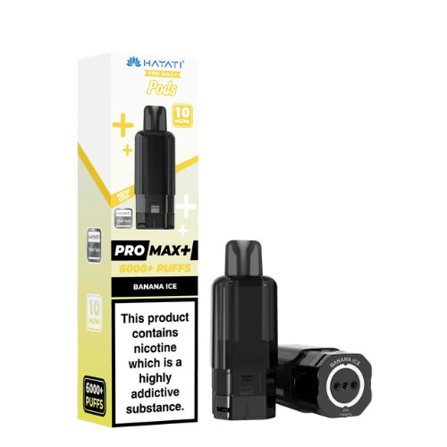 Buy Bulk Hayati Pro Max+ 6000 10mg Prefilled Pods - Pack of 5 - Vape Wholesale Mcr