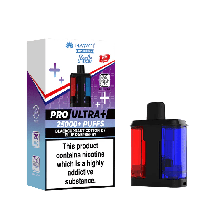 Buy Bulk Hayati Pro Ultra Plus 25000 Prefilled Pods - Pack of 5 (Ban Proof) - Vape Wholesale Mcr