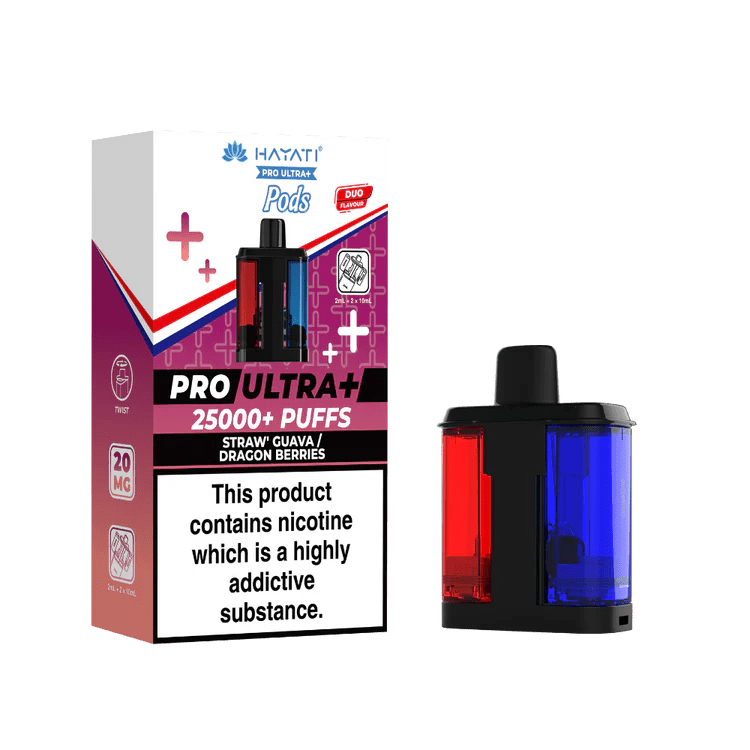 Buy Bulk Hayati Pro Ultra Plus 25000 Prefilled Pods - Pack of 5 (Ban Proof) - Vape Wholesale Mcr