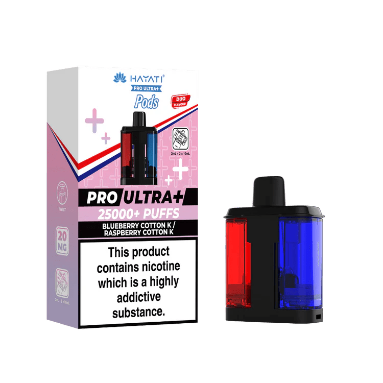 Buy Bulk Hayati Pro Ultra Plus 25000 Prefilled Pods - Pack of 5 (Ban Proof) - Vape Wholesale Mcr