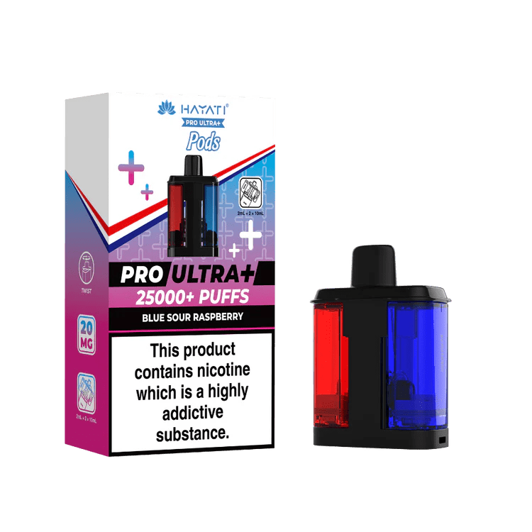Buy Bulk Hayati Pro Ultra Plus 25000 Prefilled Pods - Pack of 5 (Ban Proof) - Vape Wholesale Mcr