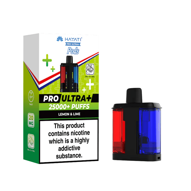 Buy Bulk Hayati Pro Ultra Plus 25000 Prefilled Pods - Pack of 5 (Ban Proof) - Vape Wholesale Mcr