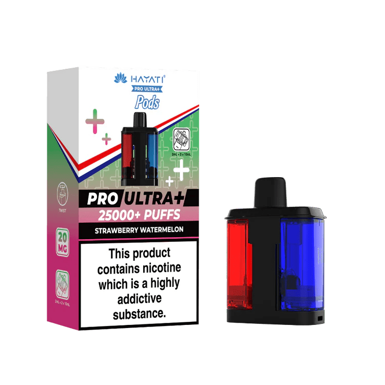 Buy Bulk Hayati Pro Ultra Plus 25000 Prefilled Pods - Pack of 5 (Ban Proof) - Vape Wholesale Mcr