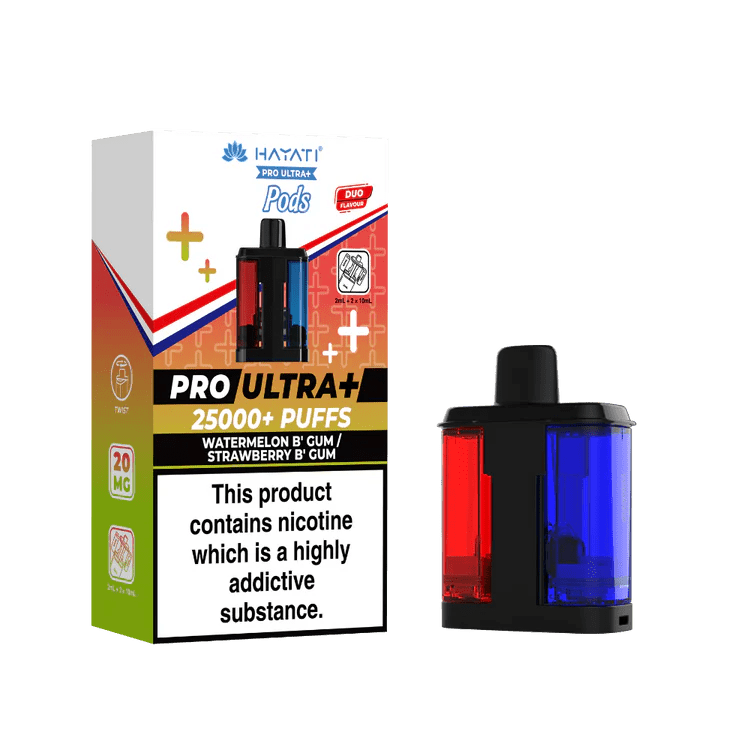 Buy Bulk Hayati Pro Ultra Plus 25000 Prefilled Pods - Pack of 5 (Ban Proof) - Vape Wholesale Mcr