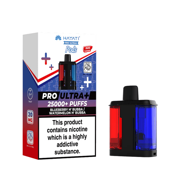 Buy Bulk Hayati Pro Ultra Plus 25000 Prefilled Pods - Pack of 5 (Ban Proof) - Vape Wholesale Mcr