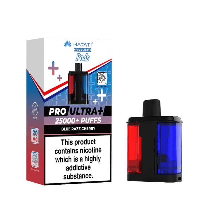 Buy Bulk Hayati Pro Ultra Plus 25000 Prefilled Pods - Pack of 5 (Ban Proof) - Vape Wholesale Mcr