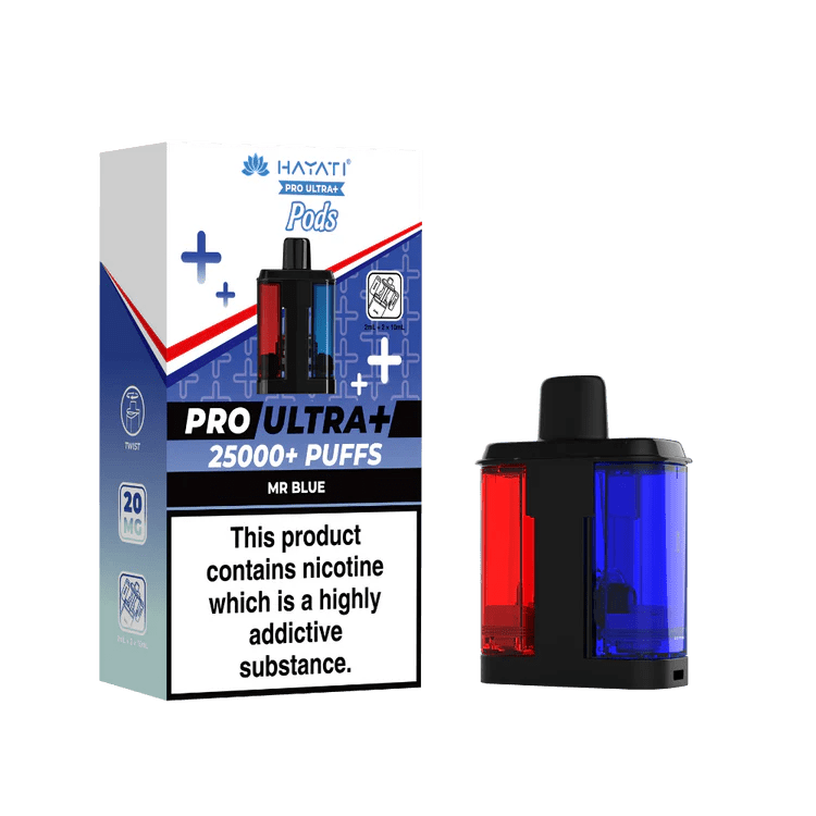 Buy Bulk Hayati Pro Ultra Plus 25000 Prefilled Pods - Pack of 5 (Ban Proof) - Vape Wholesale Mcr