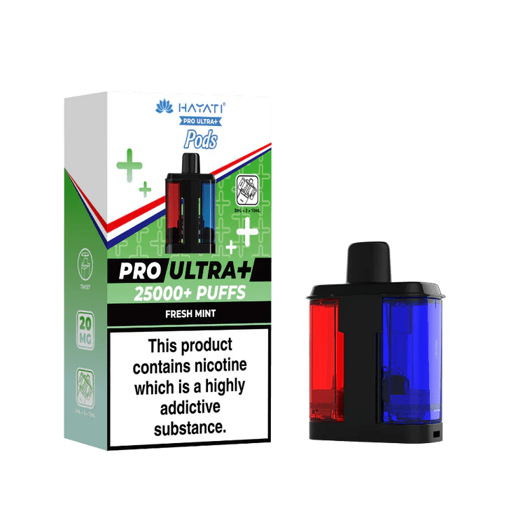 Buy Bulk Hayati Pro Ultra Plus 25000 Prefilled Pods - Pack of 5 (Ban Proof) - Vape Wholesale Mcr