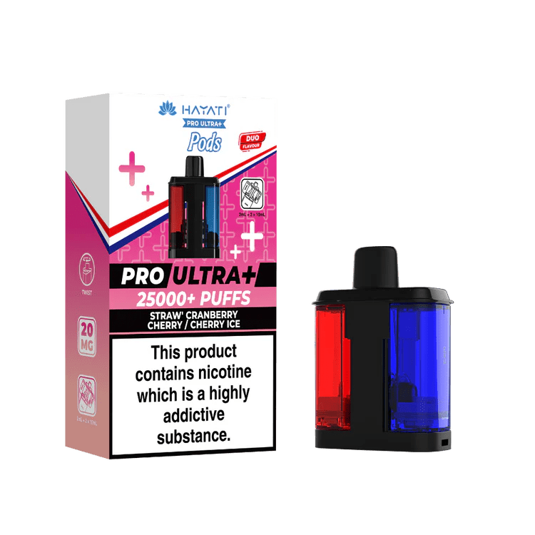 Buy Bulk Hayati Pro Ultra Plus 25000 Prefilled Pods - Pack of 5 (Ban Proof) - Vape Wholesale Mcr