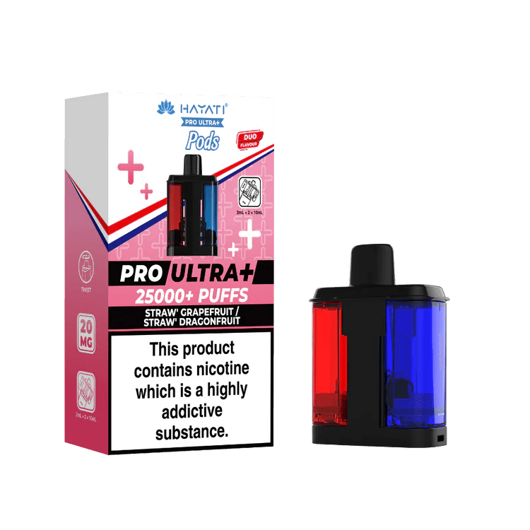 Buy Bulk Hayati Pro Ultra Plus 25000 Prefilled Pods - Pack of 5 (Ban Proof) - Vape Wholesale Mcr