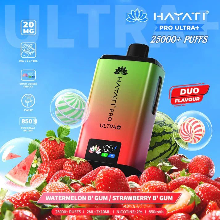 Buy Bulk Hayati Pro Ultra Plus 25000 Prefilled Vape Kit Box of 5 - Vape Wholesale Mcr