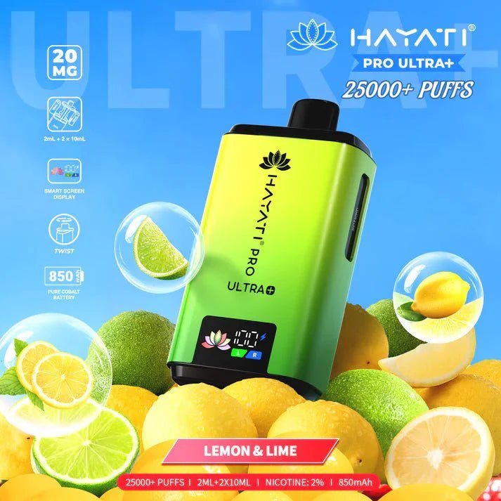 Buy Bulk Hayati Pro Ultra Plus 25000 Prefilled Vape Kit Box of 5 - Vape Wholesale Mcr