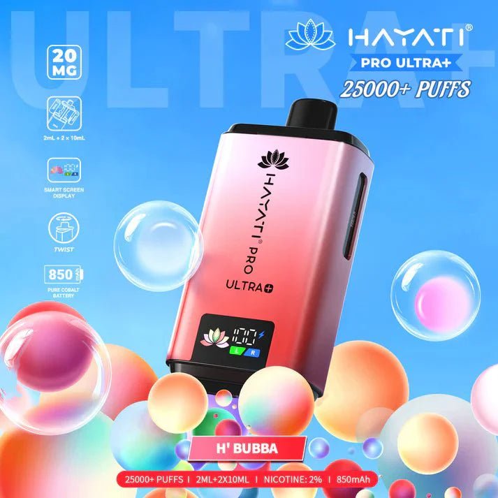 Buy Bulk Hayati Pro Ultra Plus 25000 Prefilled Vape Kit Box of 5 - Vape Wholesale Mcr