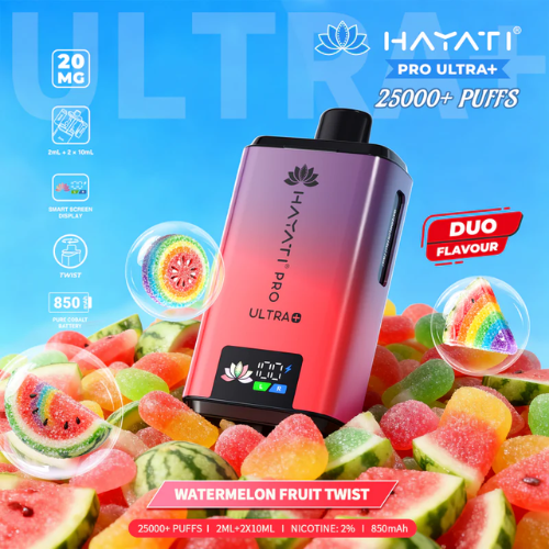 Buy Bulk Hayati Pro Ultra Plus 25000 Prefilled Vape Kit - Pack of 5 (Ban Proof) - Vape Wholesale Mcr