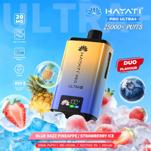 Buy Bulk Hayati Pro Ultra Plus 25000 Prefilled Vape Kit - Pack of 5 (Ban Proof) - Vape Wholesale Mcr