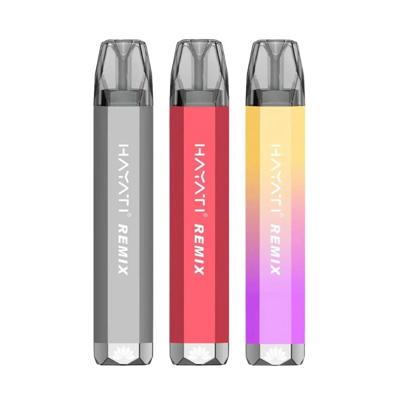 Buy Bulk Hayati Remix 2400 Puffs 4 in 1 Disposable Vape Pod Kit Box of 5 - Vape Wholesale Mcr