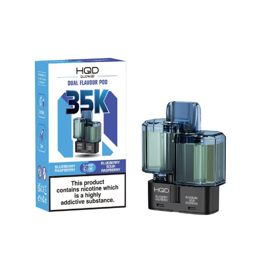 Buy Bulk HQD Glow Air 35K Refill Pods (Pack of 5) - Vape Wholesale Mcr