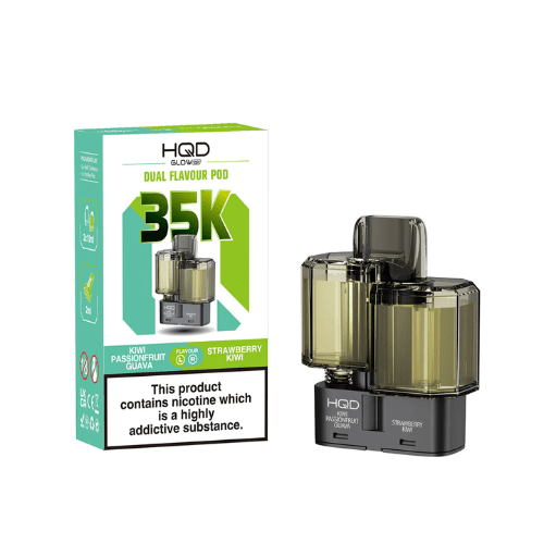 Buy Bulk HQD Glow Air 35K Refill Pods (Pack of 5) - Vape Wholesale Mcr