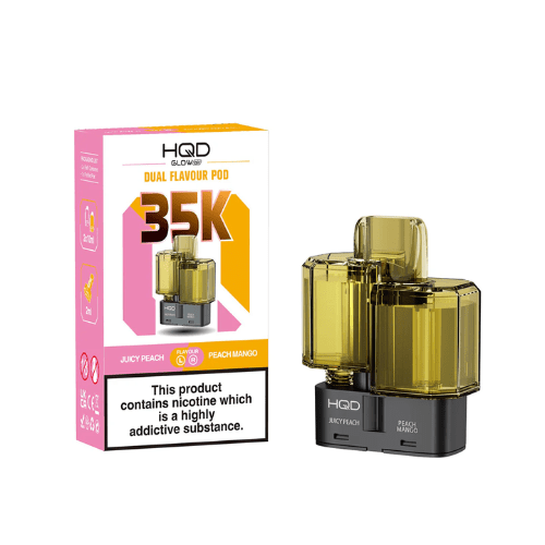 Buy Bulk HQD Glow Air 35K Refill Pods (Pack of 5) - Vape Wholesale Mcr