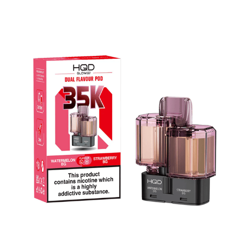 Buy Bulk HQD Glow Air 35K Refill Pods (Pack of 5) - Vape Wholesale Mcr