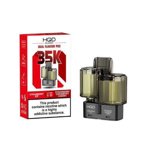 Buy Bulk HQD Glow Air 35K Refill Pods (Pack of 5) - Vape Wholesale Mcr