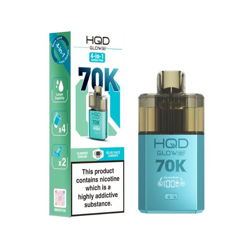 Buy Bulk HQD Glow Air 70K Vape Kit (Pack of 5) - Vape Wholesale Mcr