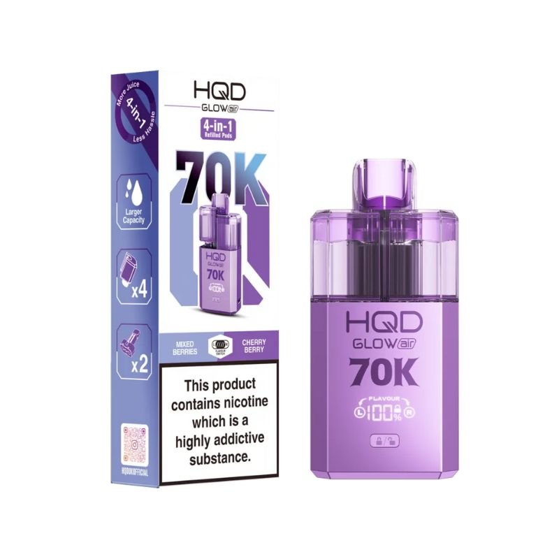 Buy Bulk HQD Glow Air 70K Vape Kit (Pack of 5) - Vape Wholesale Mcr