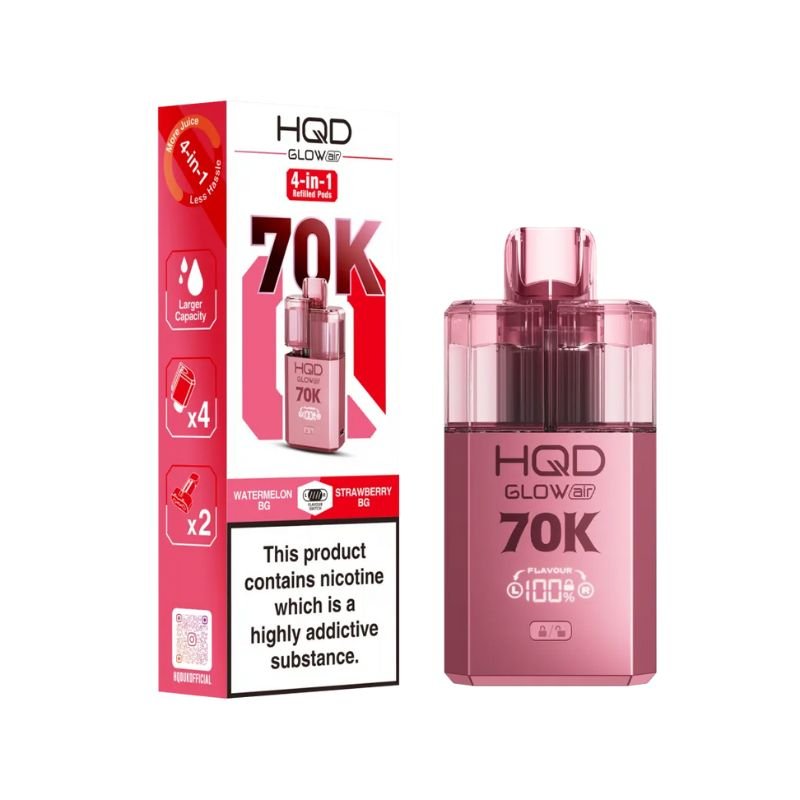 Buy Bulk HQD Glow Air 70K Vape Kit (Pack of 5) - Vape Wholesale Mcr