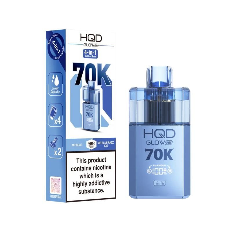 Buy Bulk HQD Glow Air 70K Vape Kit (Pack of 5) - Vape Wholesale Mcr