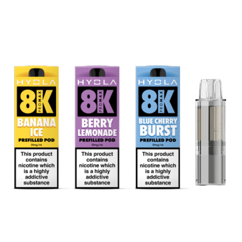 Buy Bulk Hyola Pro Max 8000 Puffs Prefilled Pods (box of 5) - Vape Wholesale Mcr