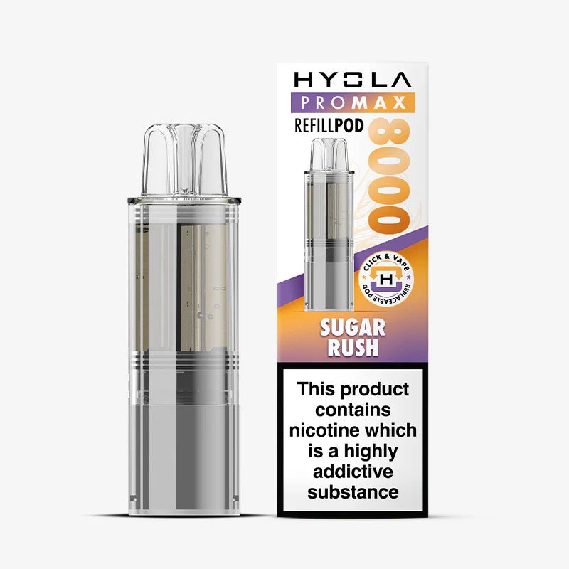 Buy Bulk Hyola Pro Max 8000 Puffs Prefilled Pods - Vape Wholesale Mcr