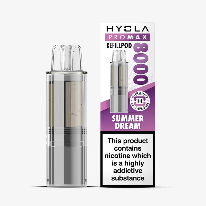 Buy Bulk Hyola Pro Max 8000 Puffs Prefilled Pods - Vape Wholesale Mcr