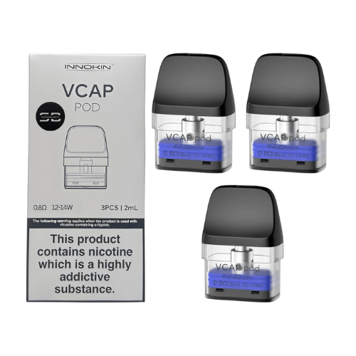 Buy Bulk Innokin VCAP Replacement Pods - Pack of 3 - Vape Wholesale Mcr