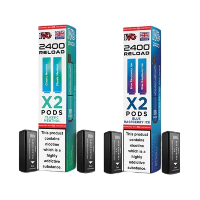 Buy Bulk IVG 2400 2 In 1 Reload Pods 20mg - 20 Pcs - Vape Wholesale Mcr