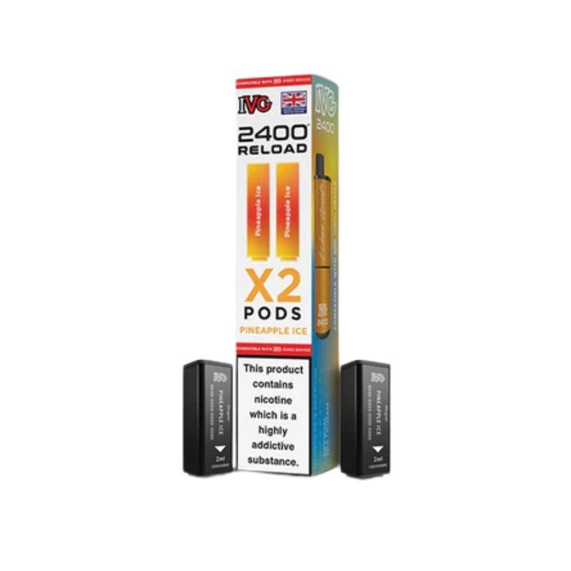 Buy Bulk IVG 2400 2 In 1 Reload Pods 20mg - Compliant June 1st (Ban Proof) - Vape Wholesale Mcr