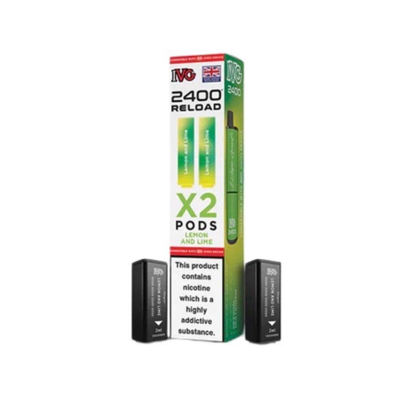 Buy Bulk IVG 2400 2 In 1 Reload Pods 20mg - Compliant June 1st (Ban Proof) - Vape Wholesale Mcr