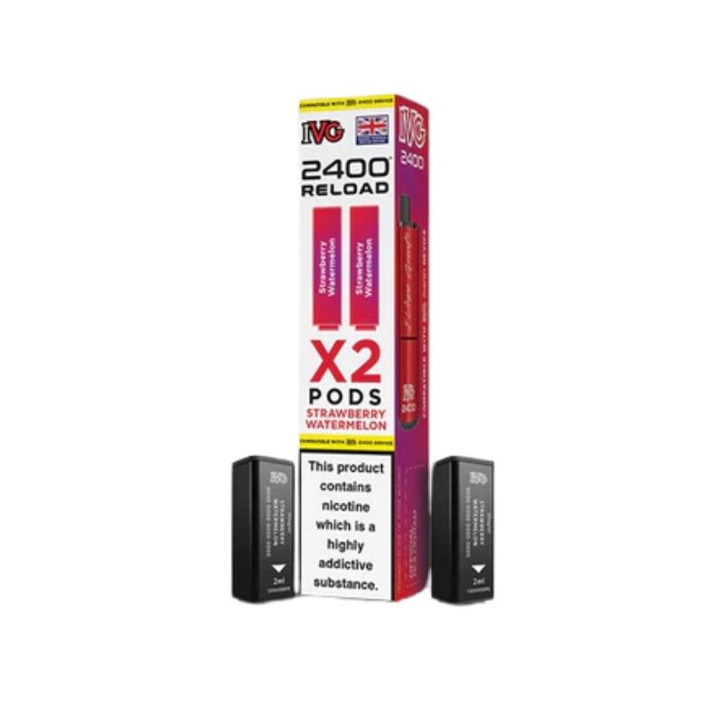 Buy Bulk IVG 2400 2 In 1 Reload Pods 20mg - Compliant June 1st (Ban Proof) - Vape Wholesale Mcr