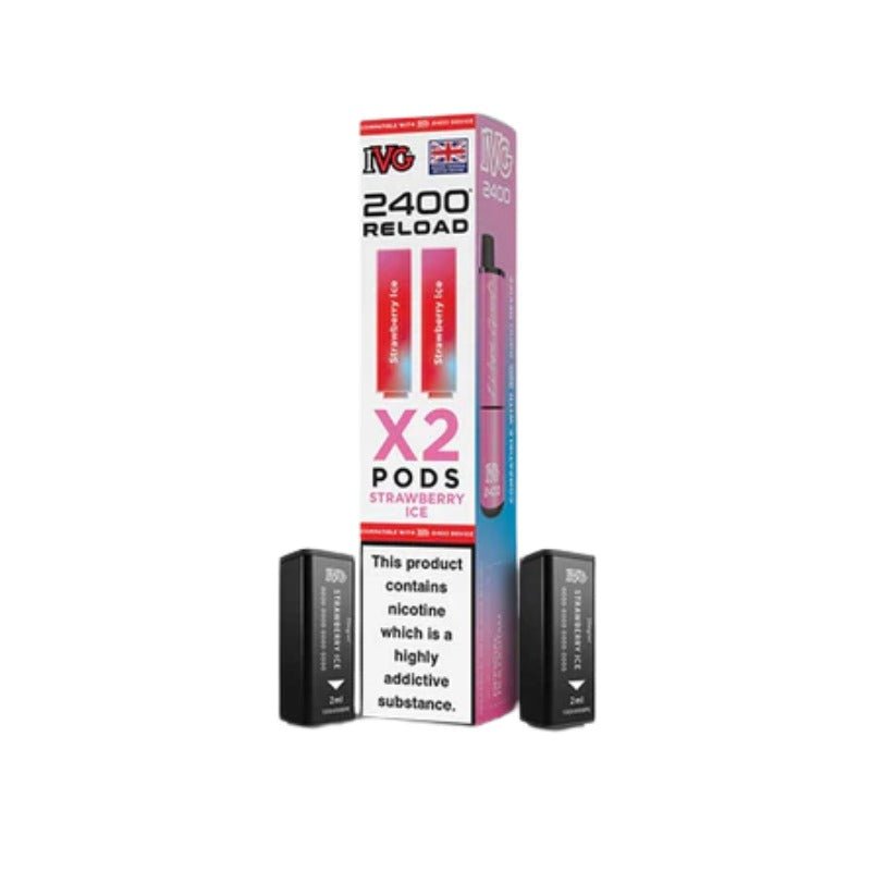 Buy Bulk IVG 2400 2 In 1 Reload Pods 20mg - Compliant June 1st (Ban Proof) - Vape Wholesale Mcr