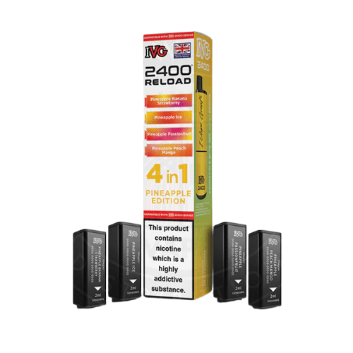 Buy Bulk IVG 2400 Reload 4in1 Prefilled Pods - pack of 10 - Vape Wholesale Mcr