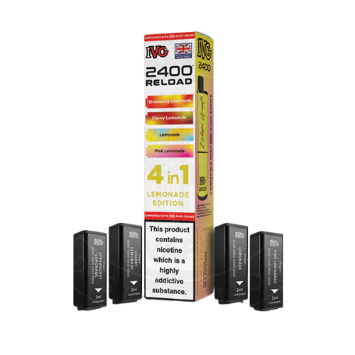 Buy Bulk IVG 2400 Reload 4in1 Prefilled Pods - pack of 10 - Vape Wholesale Mcr