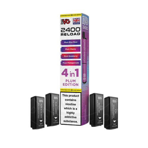 Buy Bulk IVG 2400 Reload 4in1 Prefilled Pods - pack of 10 - Vape Wholesale Mcr