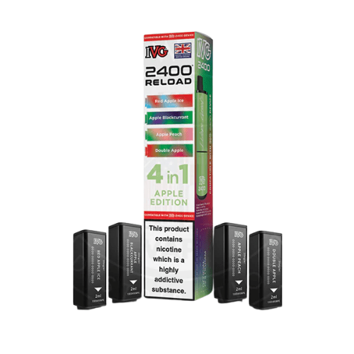 Buy Bulk IVG 2400 Reload 4in1 Prefilled Pods - pack of 10 - Vape Wholesale Mcr